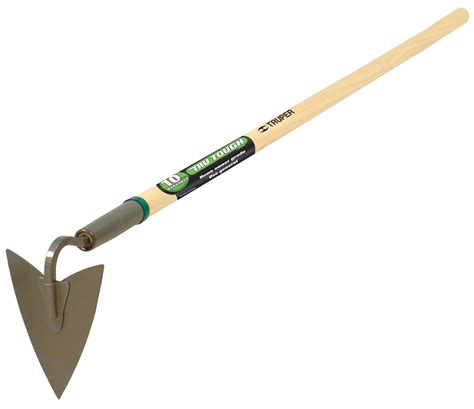 Warren Hoe: A type of hoe that is triangular shaped and facing downwards